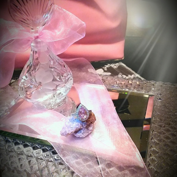 🎀 QUEEN FOR THE DAY SPECIAL PINK DIAM.RING🎀7,8,9 - Picture 4 of 7